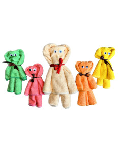 MISIE FIBRUSIE Zestaw Ściereczek 4+1 z Mikrofazy Mikrofibra