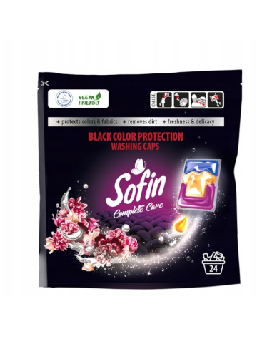 SOFIN Kapsułki do Prania Czarnego Care & Black 24szt