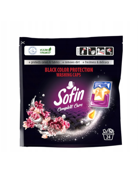 SOFIN Kapsułki do Prania Czarnego Care & Black 24szt