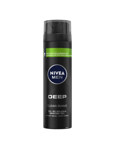 NIVEA MEN Deep Clean Żel do golenia 200ml