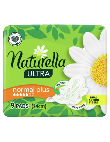 NATURELLA Ultra Normal Plus Podpaski ze Skrzydełkami 9szt