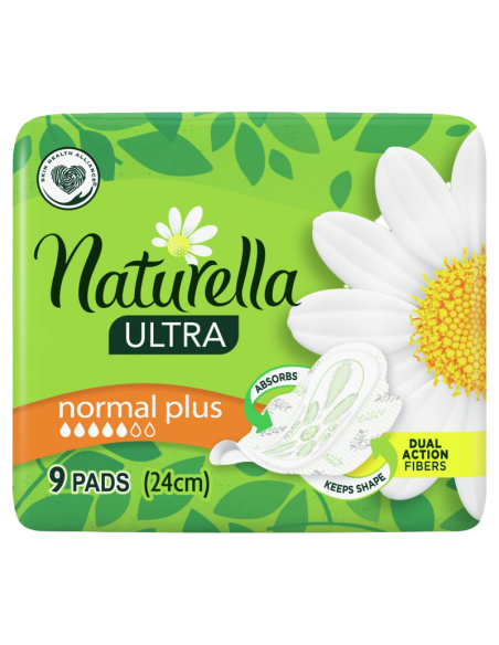 NATURELLA Ultra Normal Plus Podpaski ze Skrzydełkami 9szt