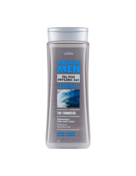 JOANNA Żel Pod Prysznic Power Men 3w1 Fresh 300ml