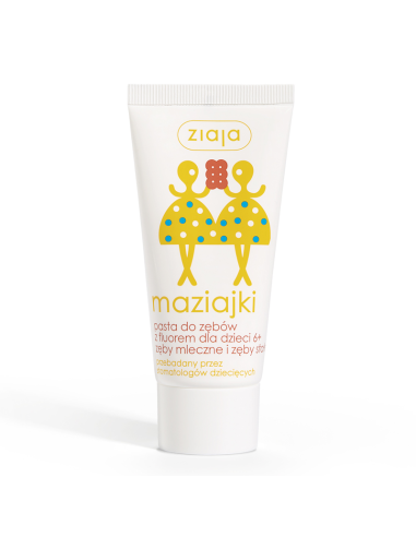 ZIAJA Maziajki Pasta do Zębów z Fluorem dla Dzieci 6+ 50ml