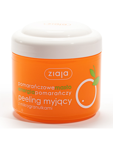 ZIAJA Peeling Myjący z Mikogranulkami Pomarańczowe Masło 200ml