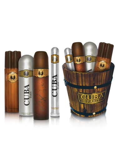 CUBA Men Duży Zestaw Prezentowy w Wiaderku 4 x Cygaro