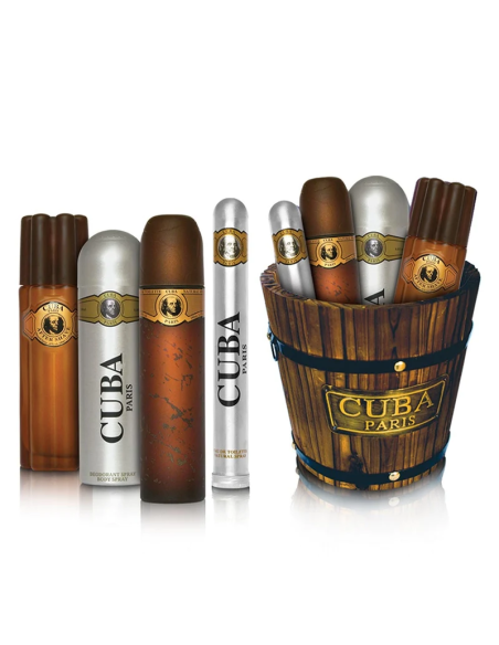 CUBA Men Duży Zestaw Prezentowy w Wiaderku 4 x Cygaro