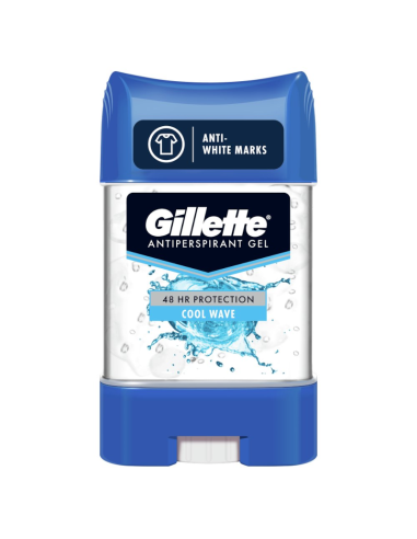 GILLETTE Męski Antyperspirant w Żelu Sztyft Cool Wave 70ml