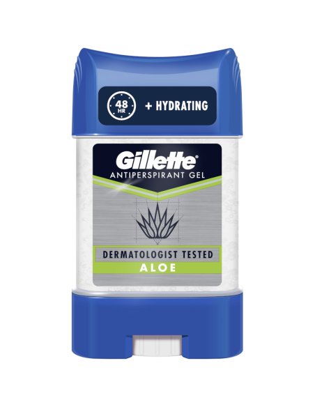 GILLETTE Męski Antyperspirant w Żelu Sztyft Aloes 70ml