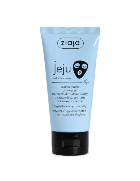 ZIAJA JEJU Czarna Maska Przeciw Zaskórnikom