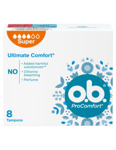 O.B ProComfort Super Tampony 8 Sztuk