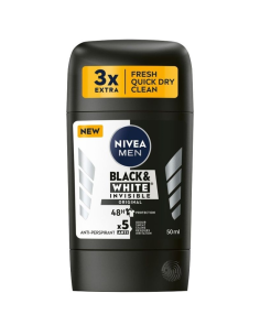 NIVEA Men Black & White Invisible Original Antyperspirant w Sztyfcie 50ml