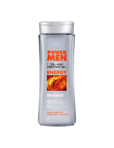 copy of JOANNA Męski Żel Pod Prysznic Powar Men 3w1 300ml