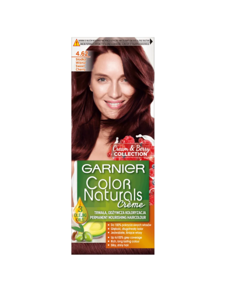 GARNIER Color Naturals Farba do Włosów 4.62 Słodka Wiśnia