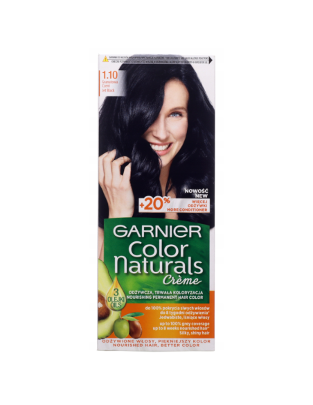GARNIER Color Naturals Farba do Włosów 1.10 Granatowa Czerń Jet Black
