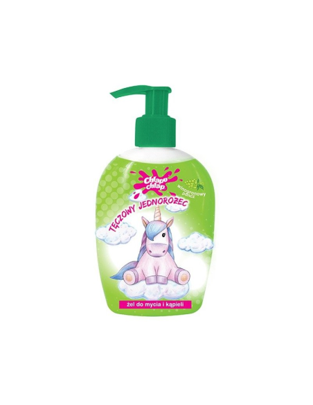 CHLAPU CHLAP Żel do Kąpieli Tęczowy Jednorożec Winogronowy 236ml
