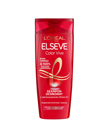 LOREAL Elseve Color-Vive Szampon do Włosów Farbowanych 400ml