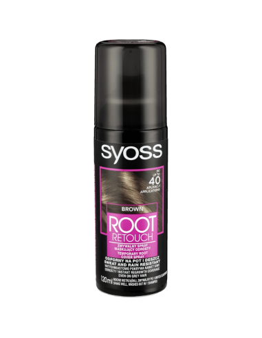 SYOSS Root Retouch Spray na Odrosty Brąz 120ml