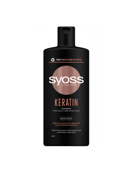 SYOSS Keratin Szampon do Włosów Łamliwych 440ml