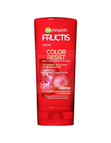 GARNIER Fructis Color Resist Odżywka Wzmacniająca do Włosów Farbowanych 200ml