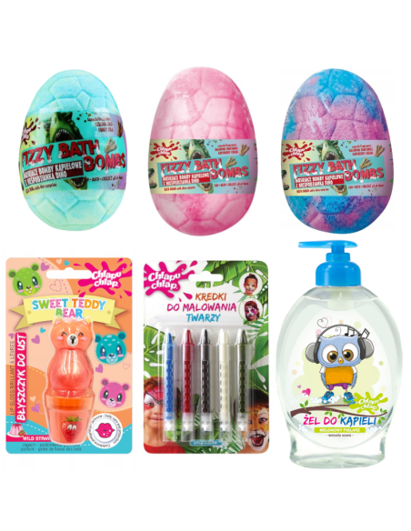 CHLAPU CHLAP Pakiet do Kąpieli dla Dziecka 6 produktów