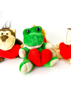 Miś z Sercem Breloczek Zawieszka 1szt 2