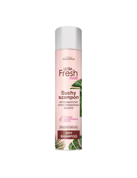 JOANNA Ultra Fresh Hair Suchy Szampon Brown 200ml