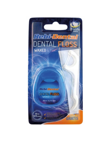 MATTES Nić Dentystyczna Mentolowa Woskowana 50m