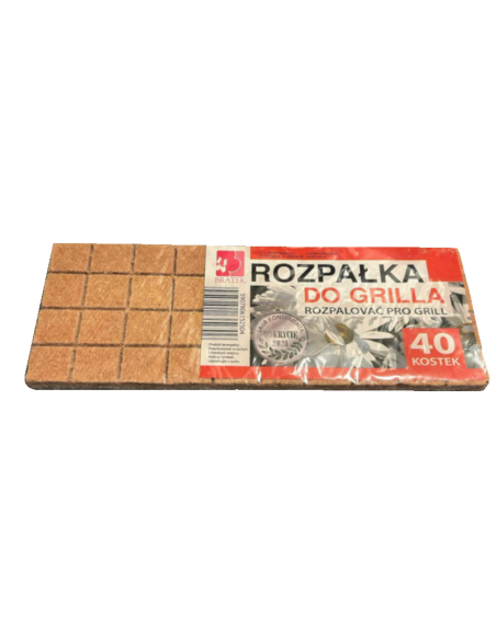 BRATEK Rozpałka do Grila Kostki