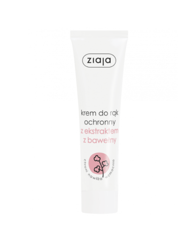 ZIAJA Krem do Rąk Ochronny z Ekstraktem z Bawełny 100ml