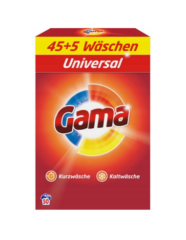 GAMA Proszek do Prania Uniwersalny 50 PRAŃ 3KG
