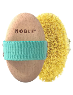 NOBLE Szczotka do Masażu Ciała na Sucho Zielony Pasek