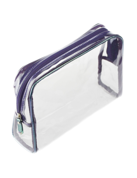 NOBLE Kosmetyczka Przezroczysta Stripe ST006