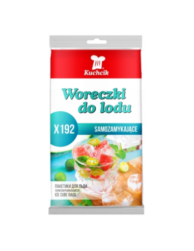 KUCHCIK Woreczki do Lodu Samozamykające 192 Kulki