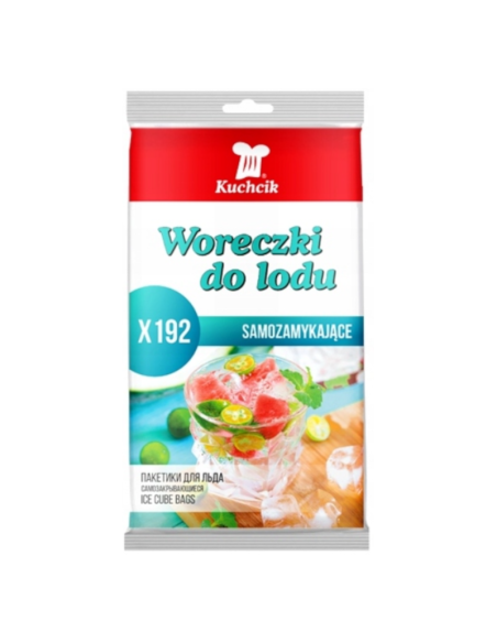 KUCHCIK Woreczki do Lodu Samozamykające 192 Kulki