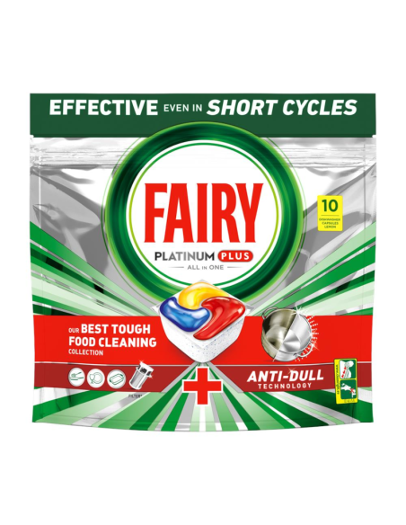 FAIRY Platinum Plus Lemon Kapsułki do Zmywarki 10 szt