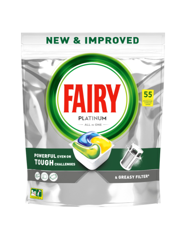 FAIRY Platinum Lemon Kapsułki do Zmywarki 55 szt