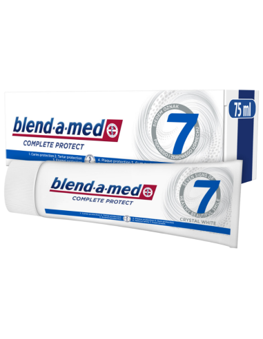 Blend A Med Complete Protect 7 Pasta do Zębów Crystal White 75ml