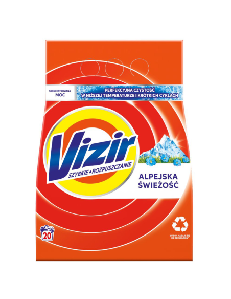 VIZIR Proszek do Prania Alpejska Świeżość 1,1KG