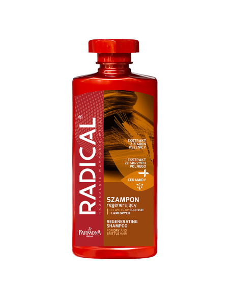 RADICAL Regenerujący Szampon do Włosów Suchych i Łamliwych 400ml