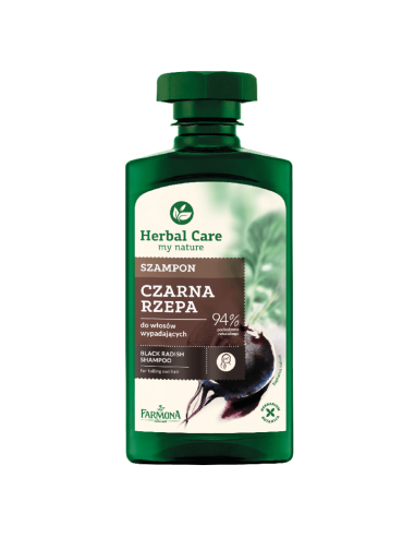 HERBAL CARE Szampon do Włosów Wypadających Czarna Rzepa 330ml