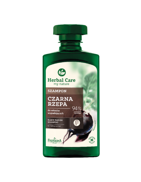 HERBAL CARE Szampon do Włosów Wypadających Czarna Rzepa 330ml