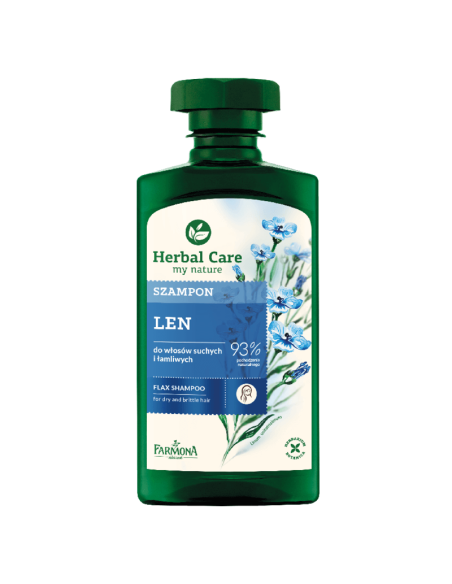 HERBAL CARE Szampon do Włosów Suchych LEN 330ml