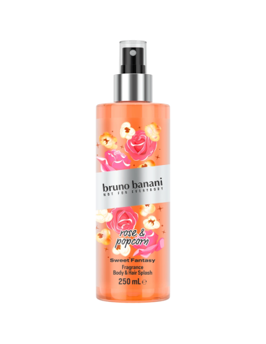 BRUNO BANANI Mgiełka do Ciała Sweet Fantasy Popcorn & Rose 250ml