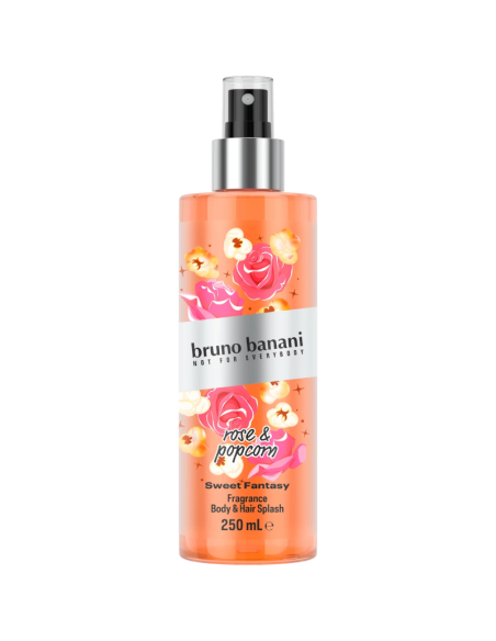 BRUNO BANANI Mgiełka do Ciała Sweet Fantasy Popcorn & Rose 250ml