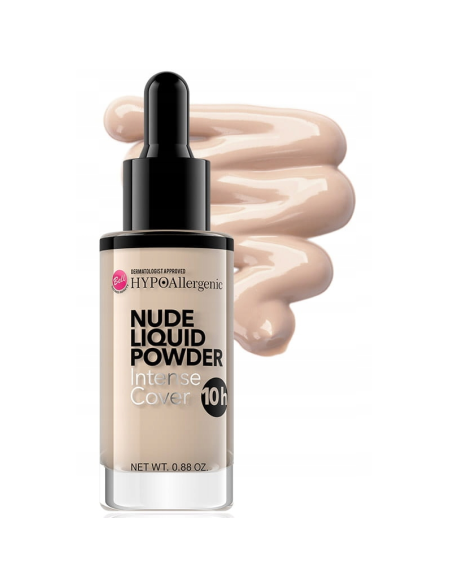 BELL HYPOAllergenic Nude Liquid Powder Puder w Płynie 01 Porcelain 25g