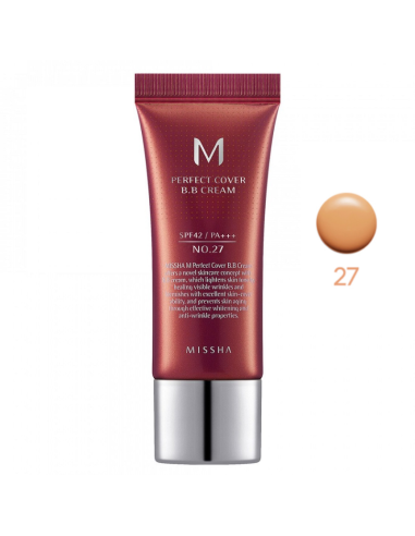 MISSHA M Perfect Cover Krem BB No.27 50ml SPF42/Pa+++