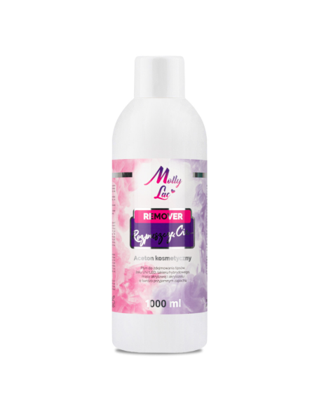 MOLLYLAC Remover Rozpuszczę Cię... Aceton Kosmetyczny 1000 ml