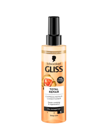 GLISS Ekspresowa Odżywka do Włosów Total Repair Włosy Suche i Zniszczone 200ml