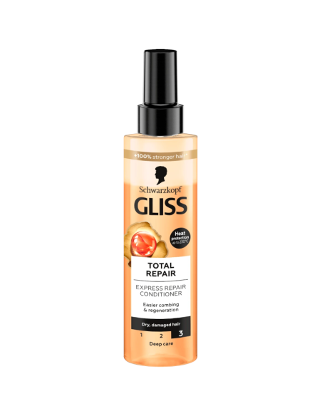 GLISS Ekspresowa Odżywka do Włosów Total Repair Włosy Suche i Zniszczone 200ml